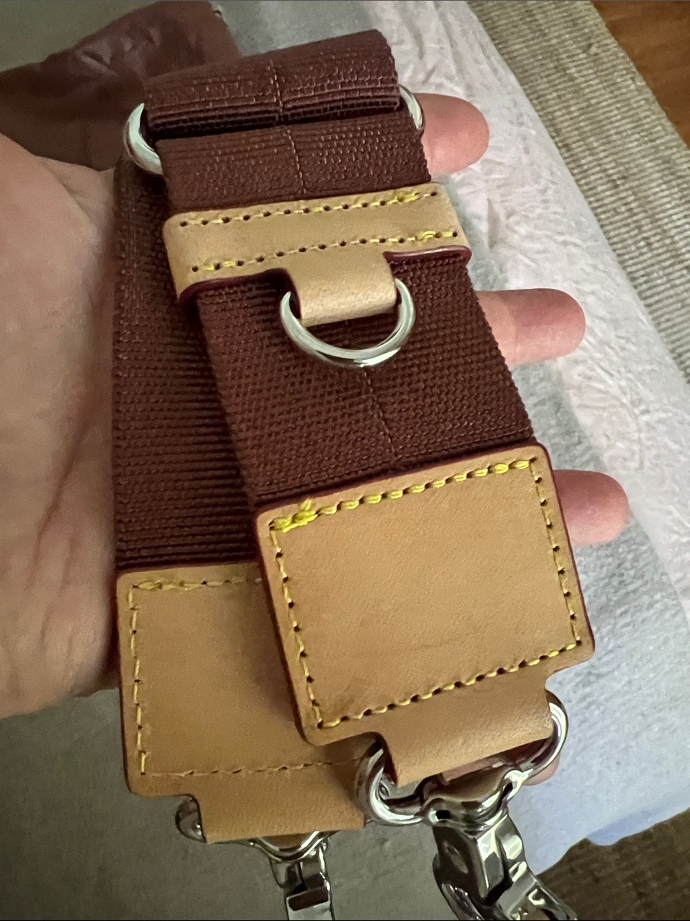 MZ Wallace empire tote delux in terracotta. - Picture 6 of 6